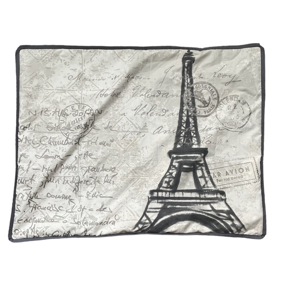 Paris France Eiffel Tower Duvet Comforter and One Standard Sham Bedding Twin Set - Picture 2 of 16